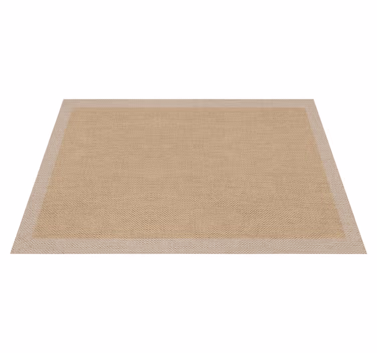 Tapis vinyle beige clair imitation moquette - TenStickers