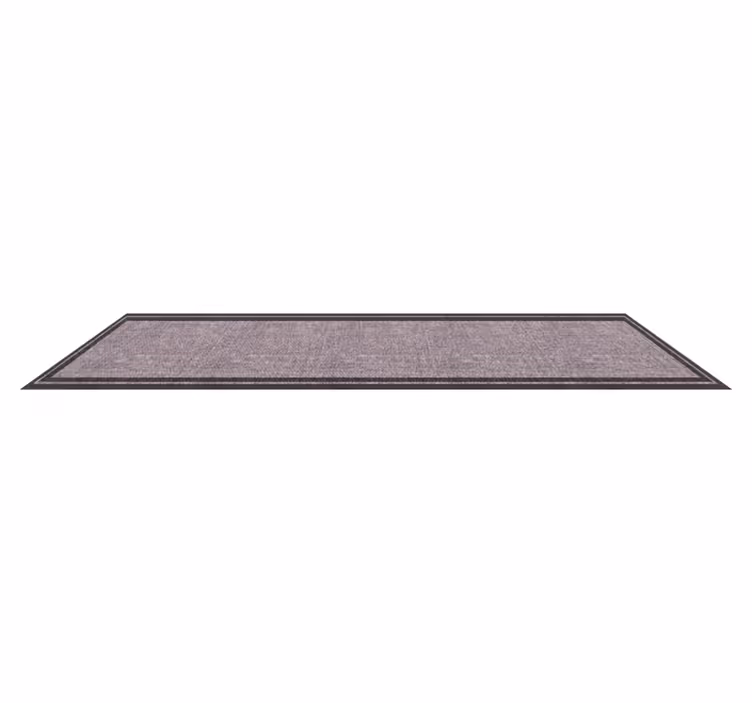 Tapis vinyle moderne tons gris avec cadre  - TenStickers