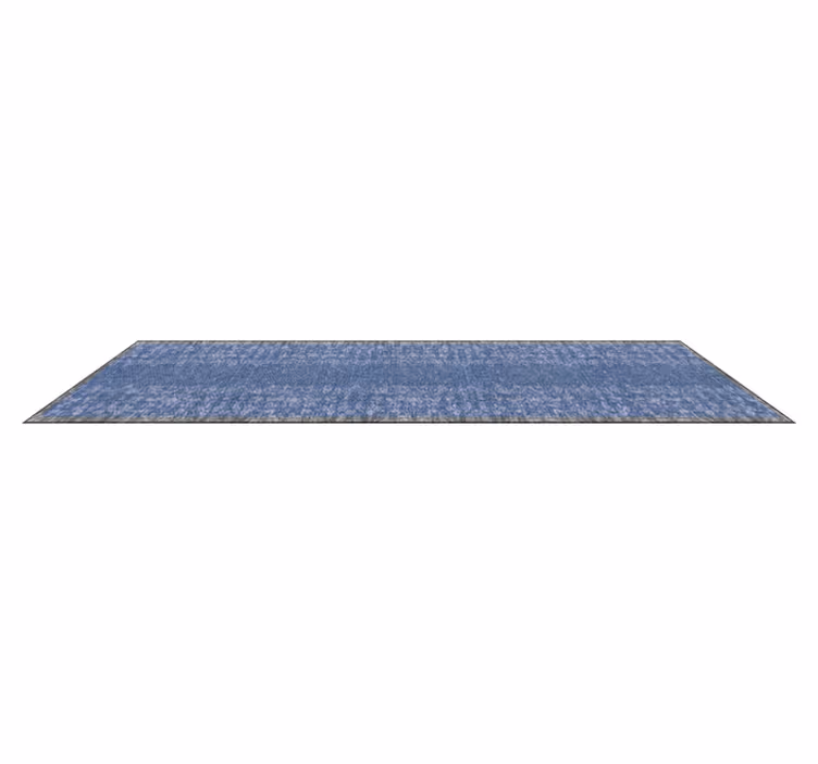Tapis vinyle motif vintage bleu - TenStickers