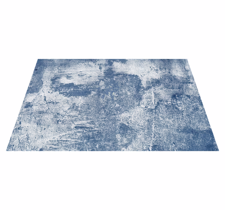 Tapis vinyle salon effet ciment - TenStickers