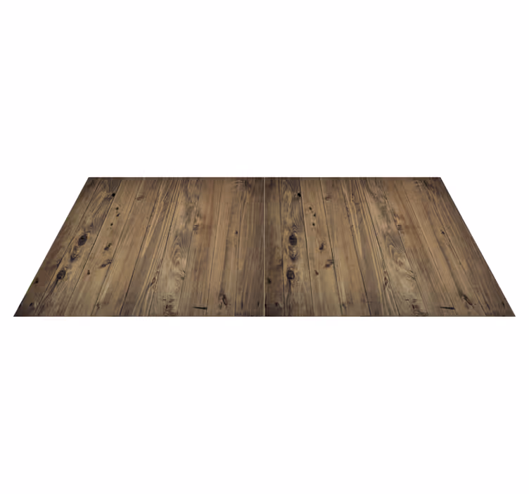 Tapis vinyle cuisine bois usé - TenStickers