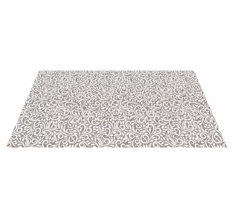Tapis vinyle cuisine motif gris Ruskin - TenStickers