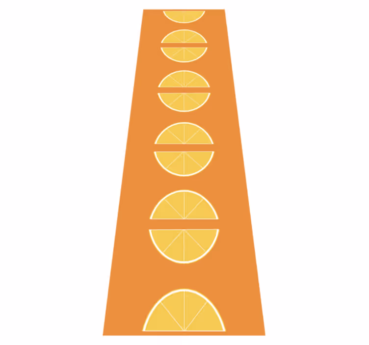 Tapis vinyle cuisine tranches d'agrumes - TenStickers