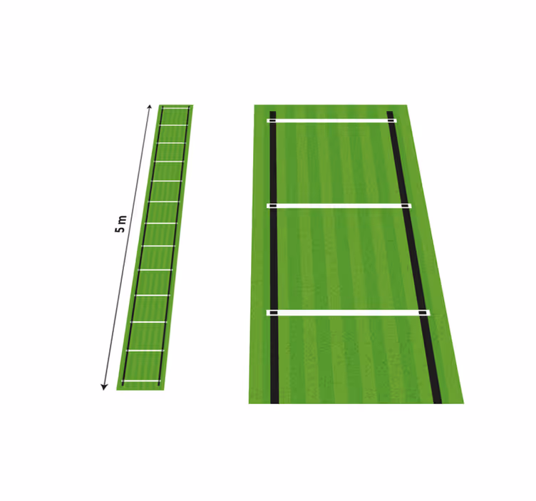 Tapis vinyle échelle entraînement vitesse 5 m - TenStickers