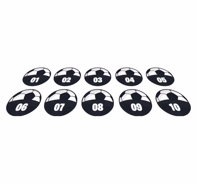 Tapis vinyle ado pack entraînement de football - TenStickers