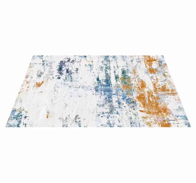 Tapis vinyle salle a manger conception texturée abstraite - TenStickers
