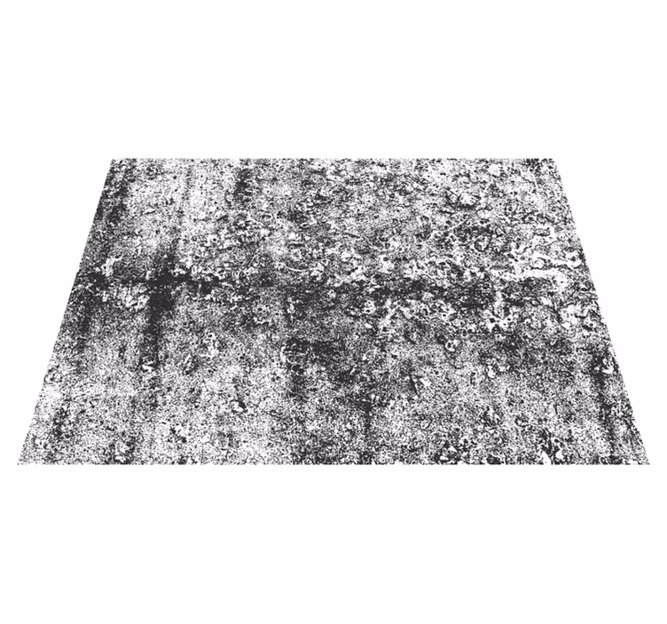 Tapis vinyle salle a manger gris délavé - TenStickers