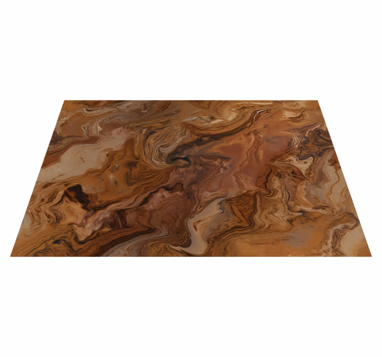 Tapis vinyle marbre nuances marron naturel - TenStickers
