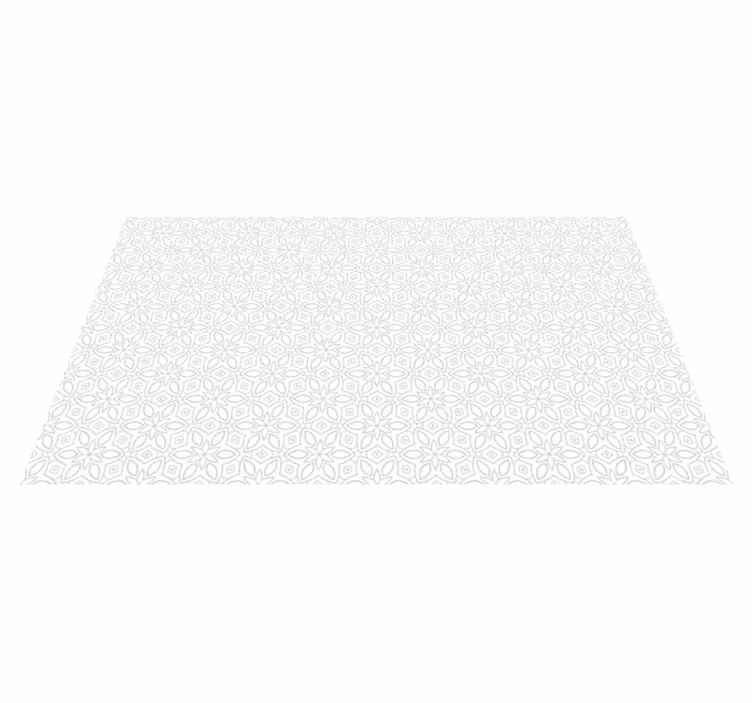 Tapis vinyle cuisine motif ornemental symétrique  - TenStickers