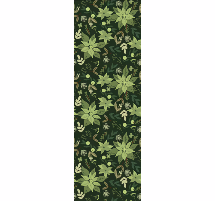 Papier peint feuillage motif naturel vert - TenStickers