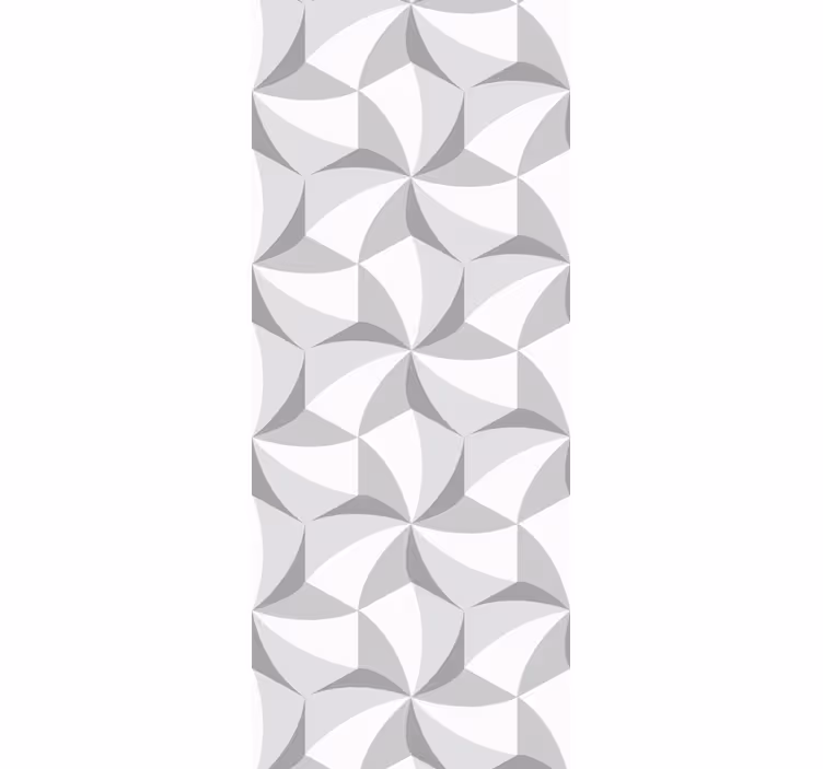 Papier peint formes géométriques gris élégant - TenStickers