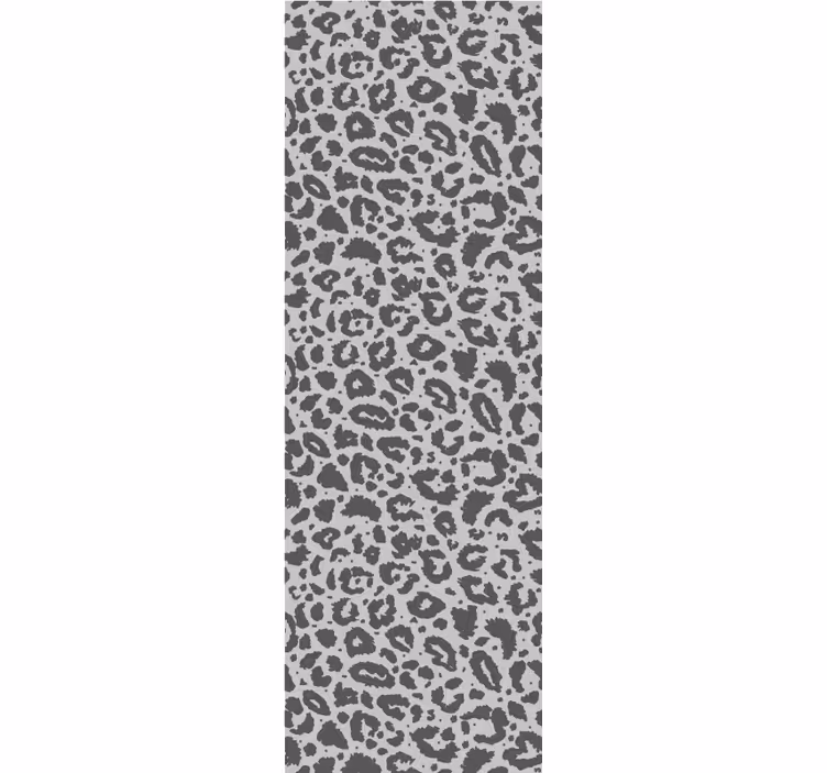 Papier peint léopards style d'impression gris - TenStickers