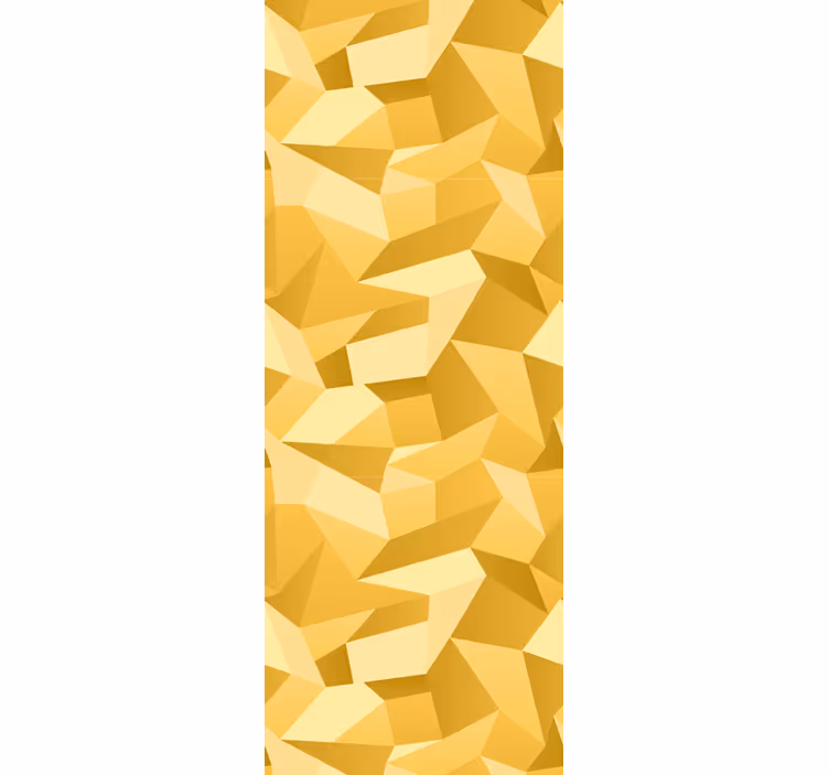 Papier peint formes géometriques motifs jaunes texturés - TenStickers