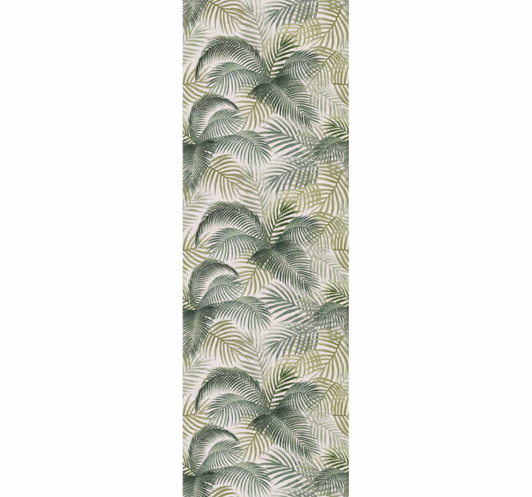 Papier peint jungle feuilles exotiques douces - TenStickers