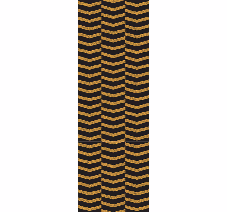 Papier peint formes géometriques motif à rayures en chevrons - TenStickers