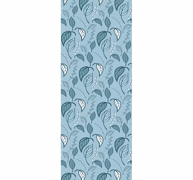 Papier peint feuillage pousse scandinave - TenStickers