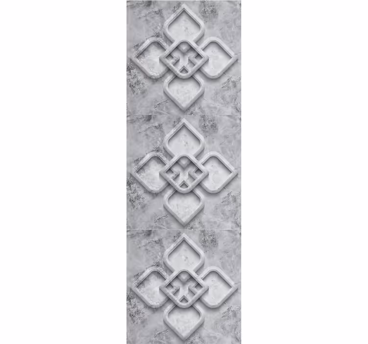 Papier peint pierre motif géométrique élégant - TenStickers