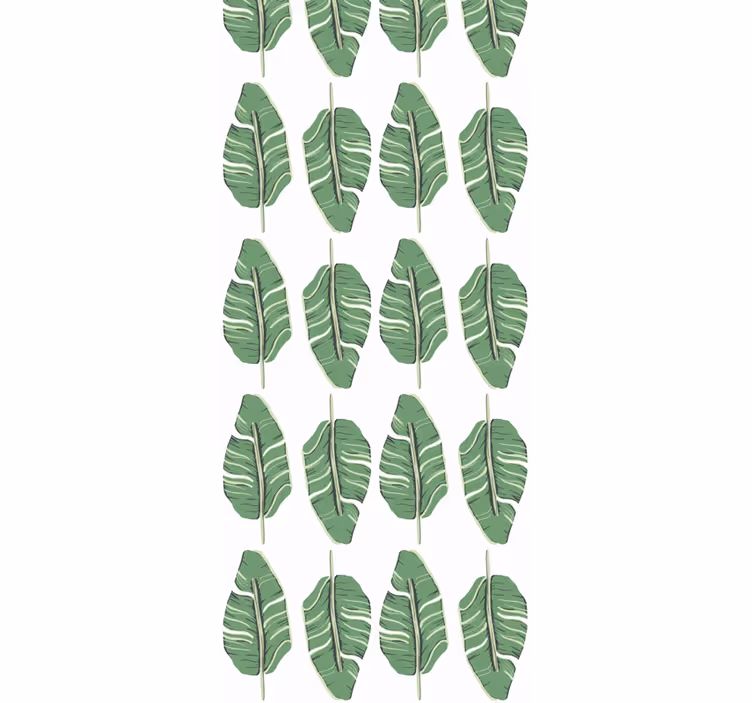 Papier peint feuillage élégance verte et feuillue - TenStickers
