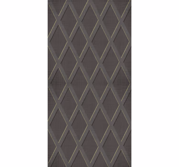 Papier peint motif grille de diamants - TenStickers