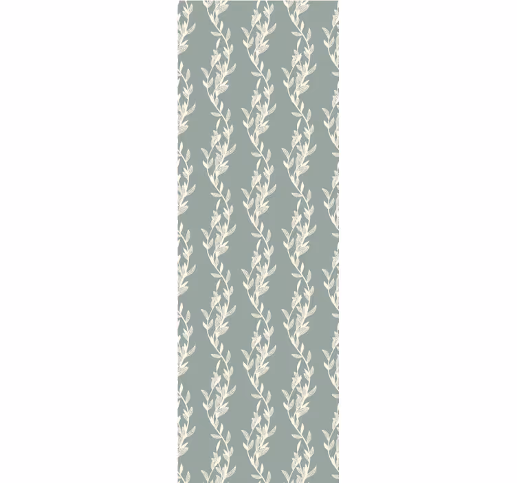 Papier peint fleuri motif de vigne délicat - TenStickers