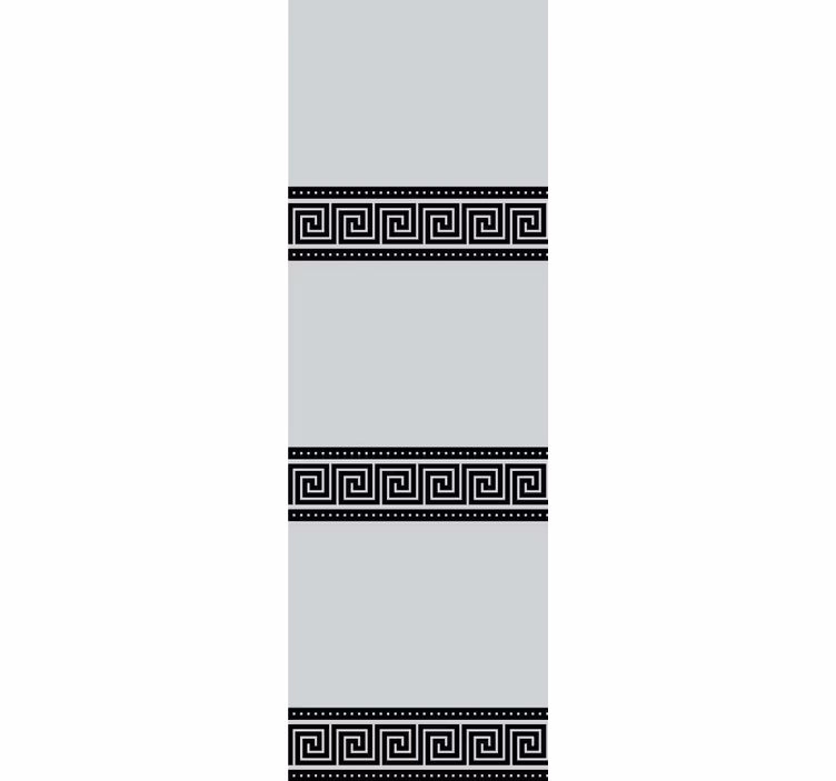 Papier peint ornemental motif grec classique - TenStickers