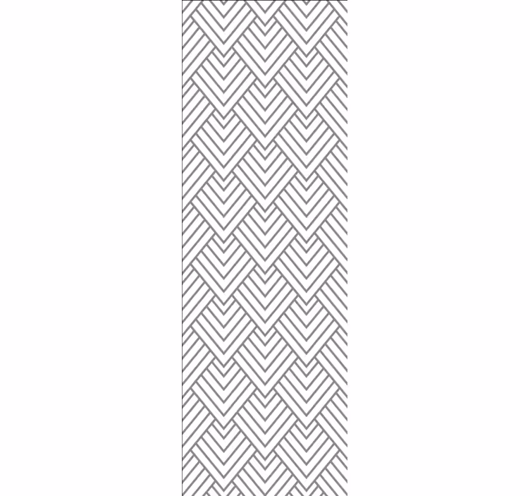 Papier peint formes géometriques lignes à chevrons - TenStickers