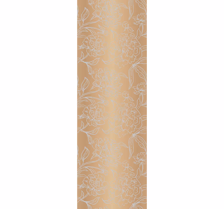 Papier peint fleuri accents floraux délicats - TenStickers