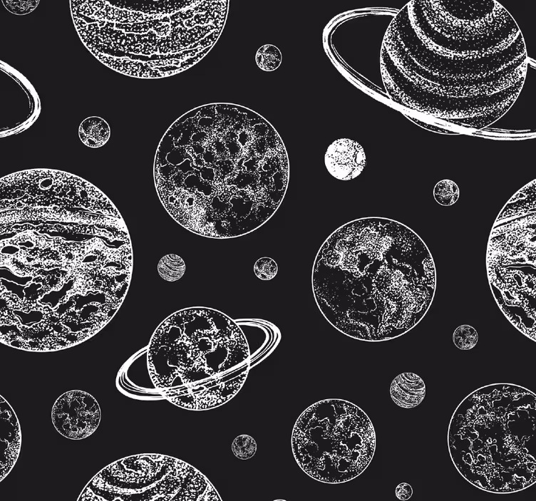 Papier peint étoiles exploration des corps célestes - TenStickers