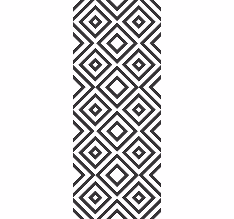 Papier peint formes géométriques agencement diamants - TenStickers