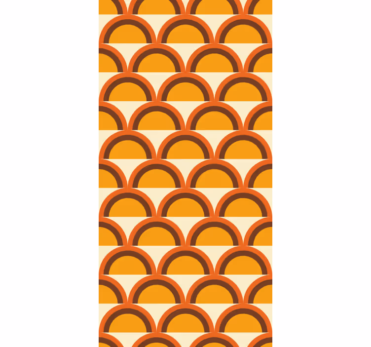 Papier peint vintage arches du coucher de soleil des années 70 - TenStickers