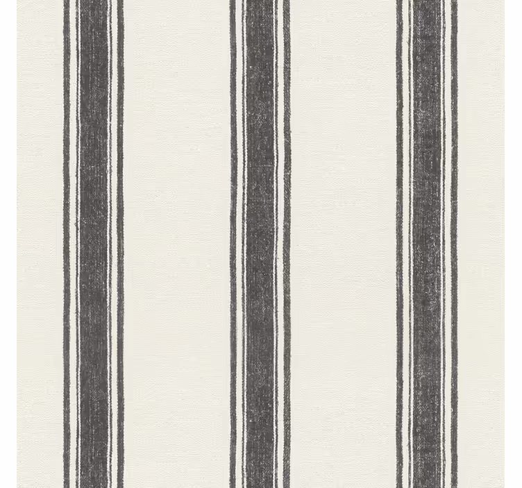 Papier peint géométrique lignes noires élégantes - TenStickers