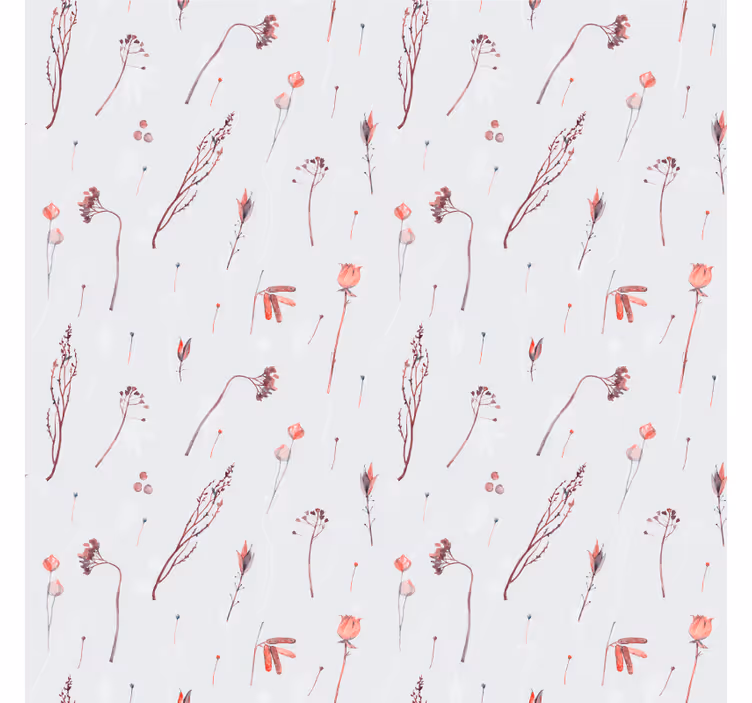 Papier peint nature motif floral délicat - TenStickers