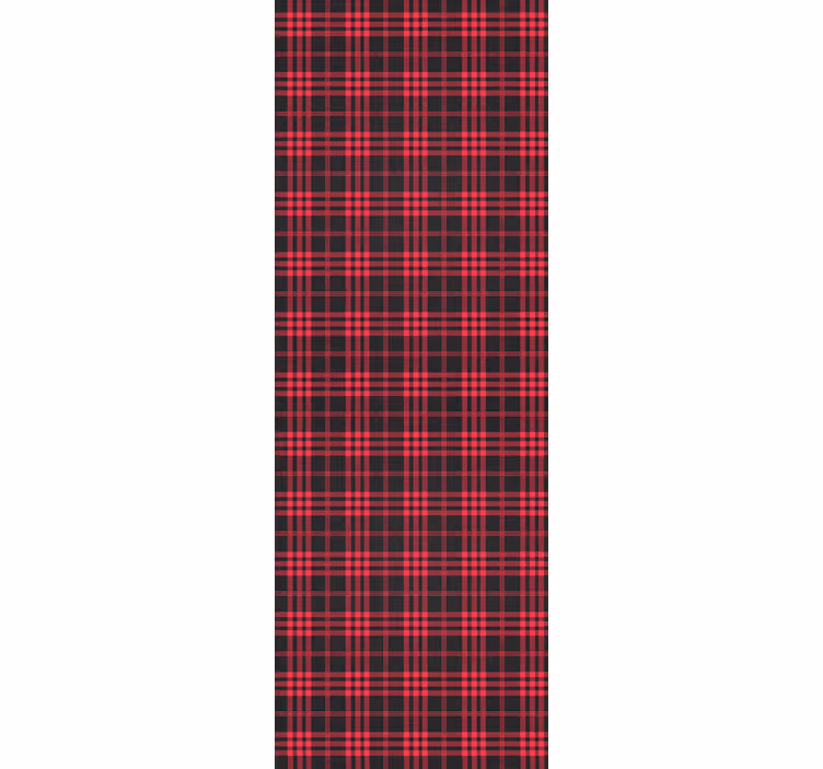Papier peint noël motif tartan écossais - TenStickers