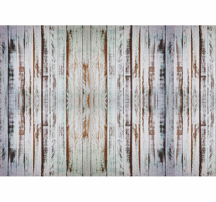 Papier peint ornemental bois dénudé - TenStickers