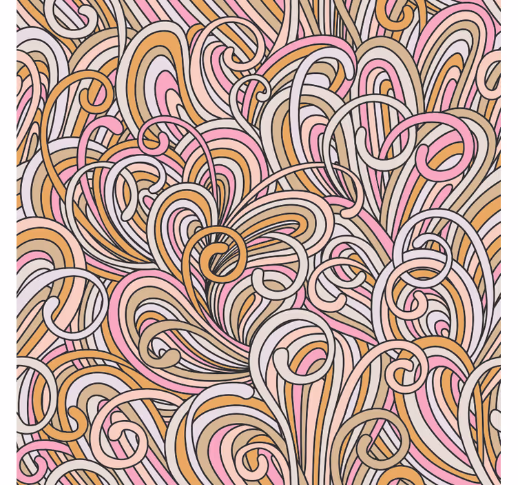 Papier peint chambre abstrait kallax - TenStickers