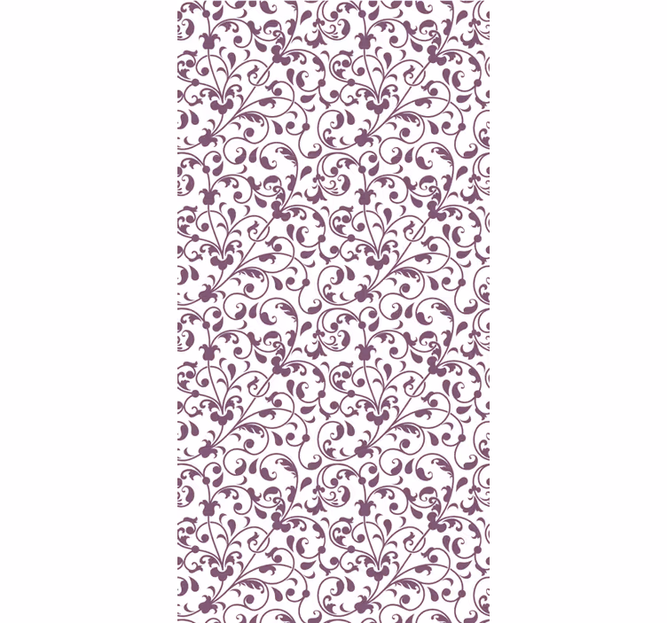 Papier peint salon motif feuilles paisley - TenStickers
