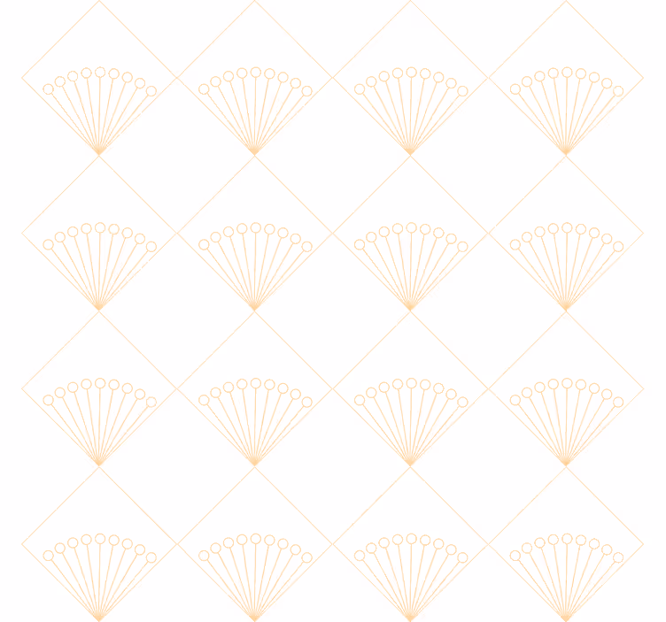 Papier peint salon art déco blanc - TenStickers