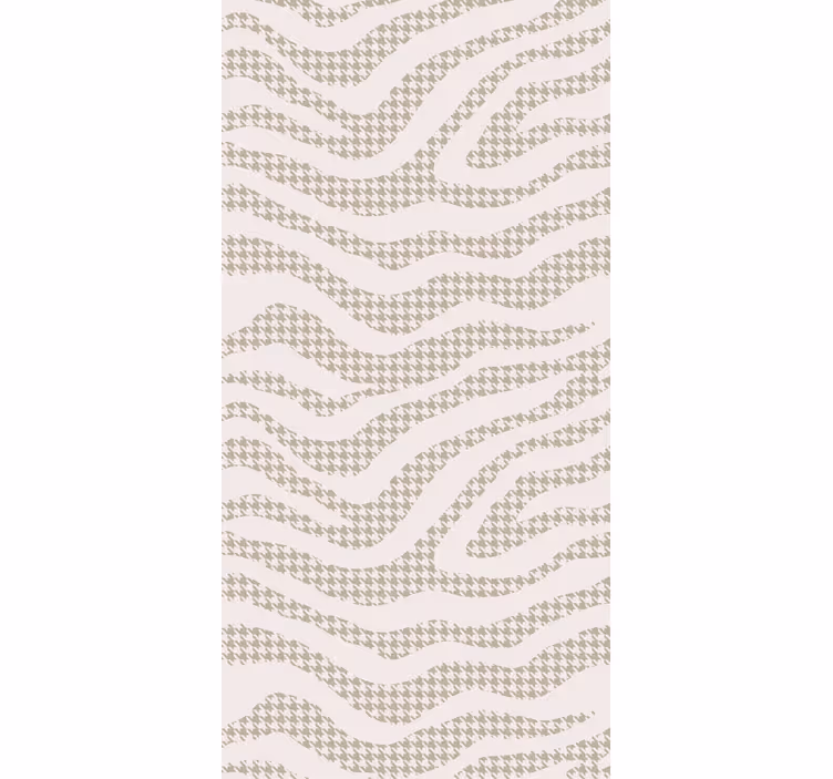 Papier peint salon motif vagues abstraites - TenStickers