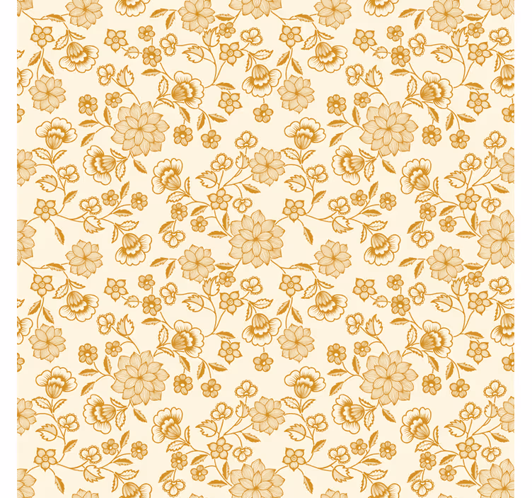 Papier peint ornemental muse botanique gracieuse - TenStickers