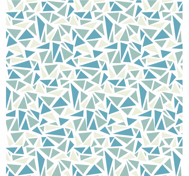 Papier peint salon mosaïque rétro verte - TenStickers
