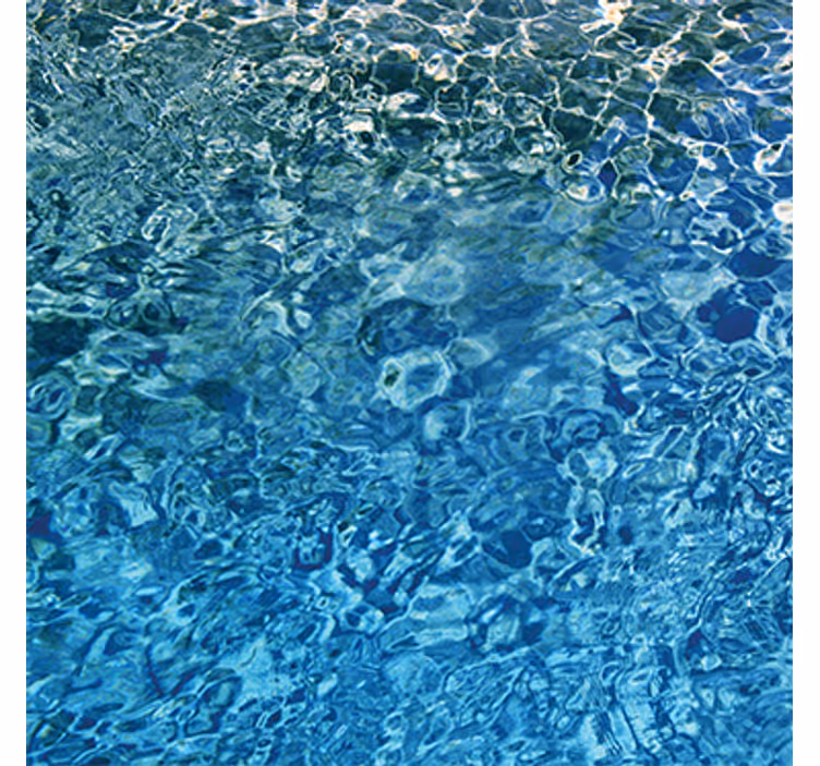 Papier peint autres textures eau bleue réaliste - TenStickers