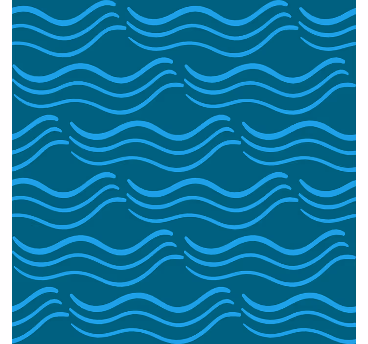 Papier peint chambre motifs aquatiques fluides - TenStickers
