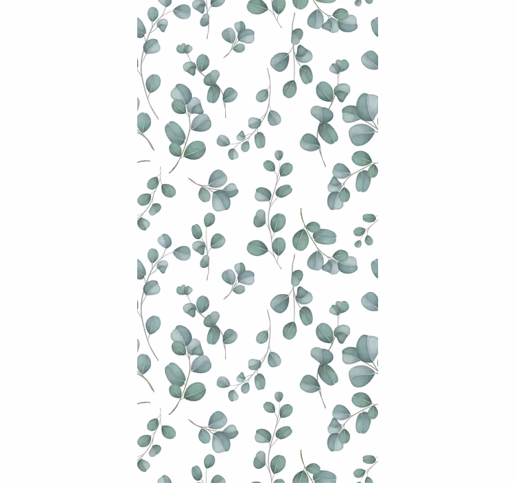 Papier peint feuillage motif élégant sans couture - TenStickers