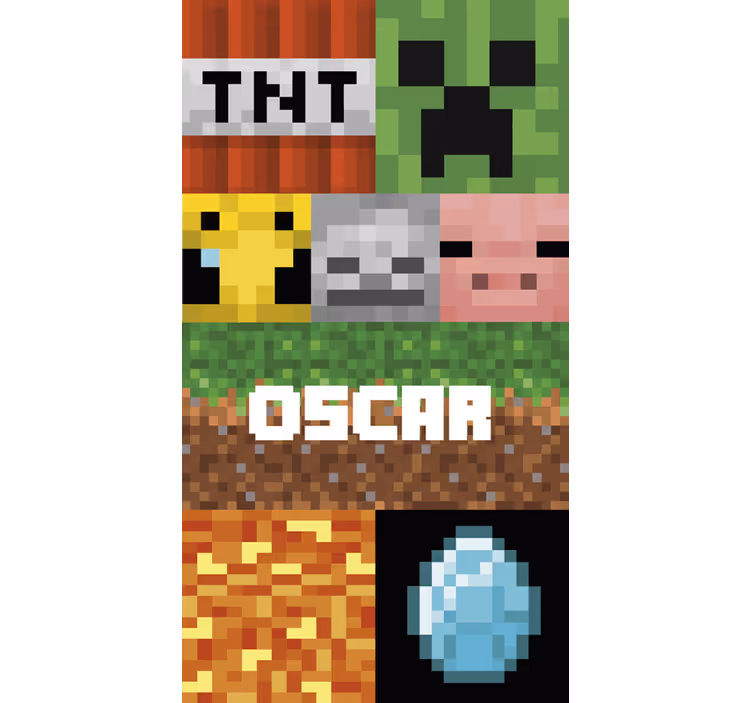 Papier peint motif géométrique de jeu - TenStickers