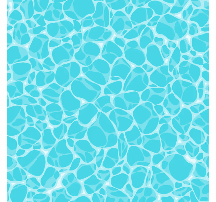 Papier peint motif reflet de lumière sur le fond marin - TenStickers