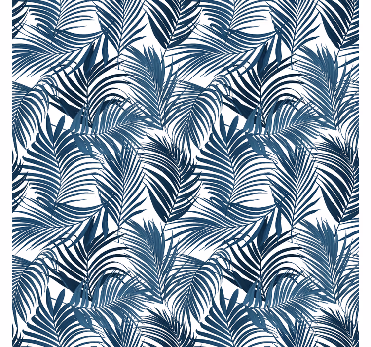 Papier peint chambre feuillage tropical - TenStickers