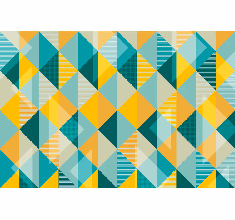 Papier peint bureau histoire de triangles - TenStickers