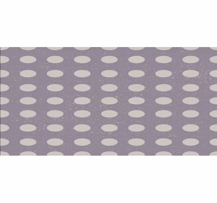 Papier peint salle à manger motif à pois minimaliste - TenStickers