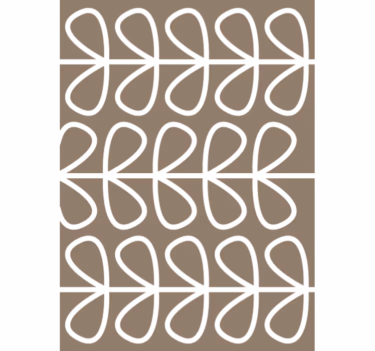 Papier peint formes géométriques motif boucle géométrique - TenStickers