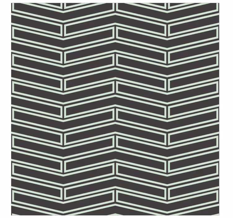 Papier peint formes géométriques lignes en chevrons - TenStickers